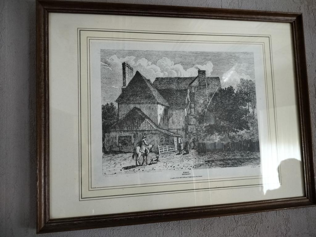 Pentekening 2 stuks, Antiek en Kunst, Ophalen