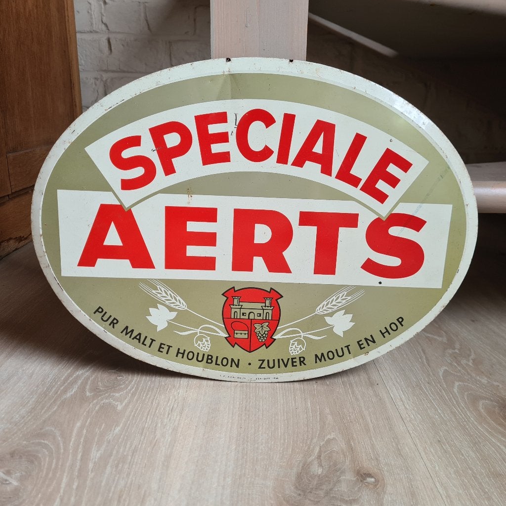 Speciale Aerts 1966, Ophalen of Verzenden, Reclamebord