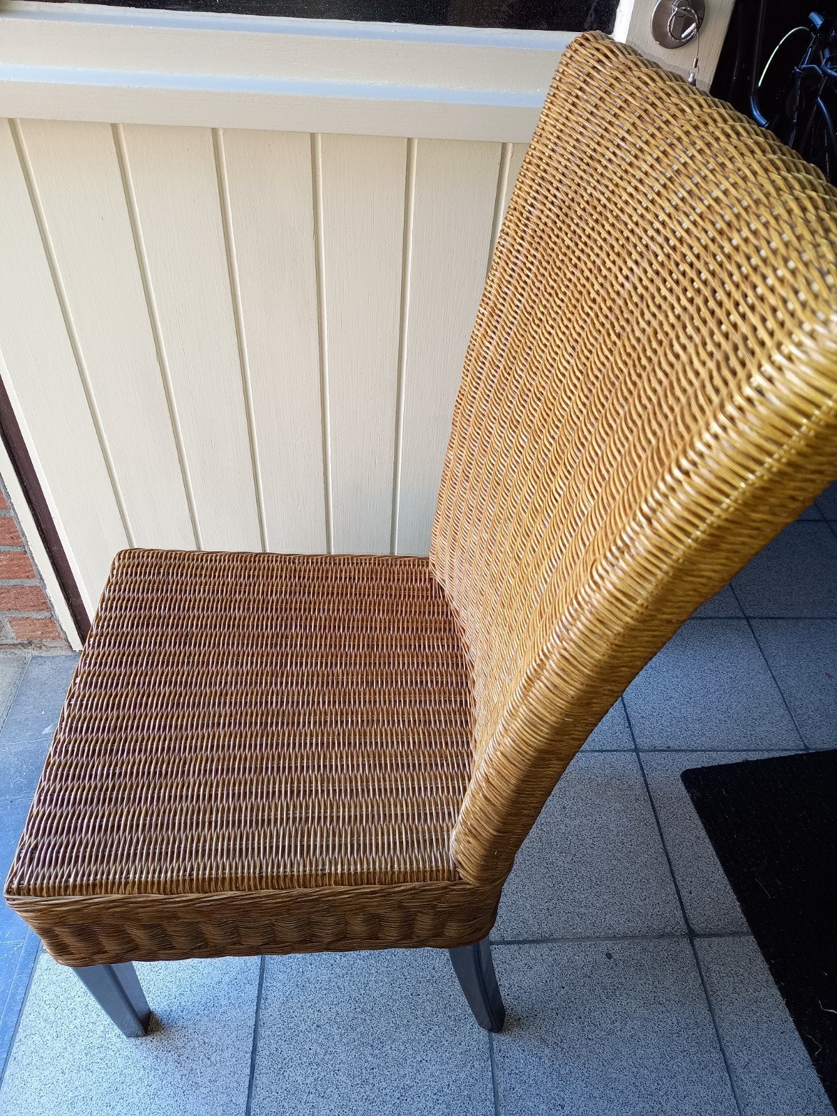chaise en osier, Maison & Meubles, Chaises, Osier ou Rotin, Comme neuf, Brun, Enlèvement