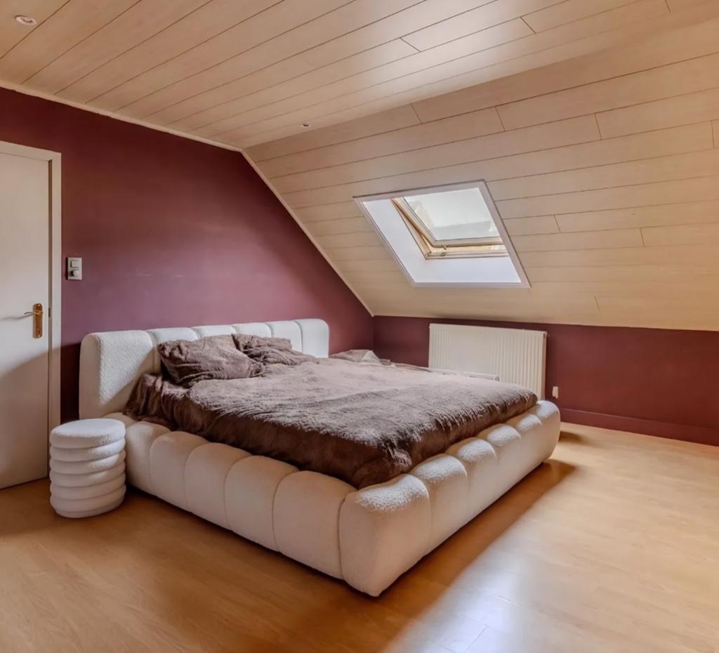 Witte teddy stof bed te koop ZO GOED ALS NIEUW, Ophalen, Zo goed als nieuw, Tweepersoons