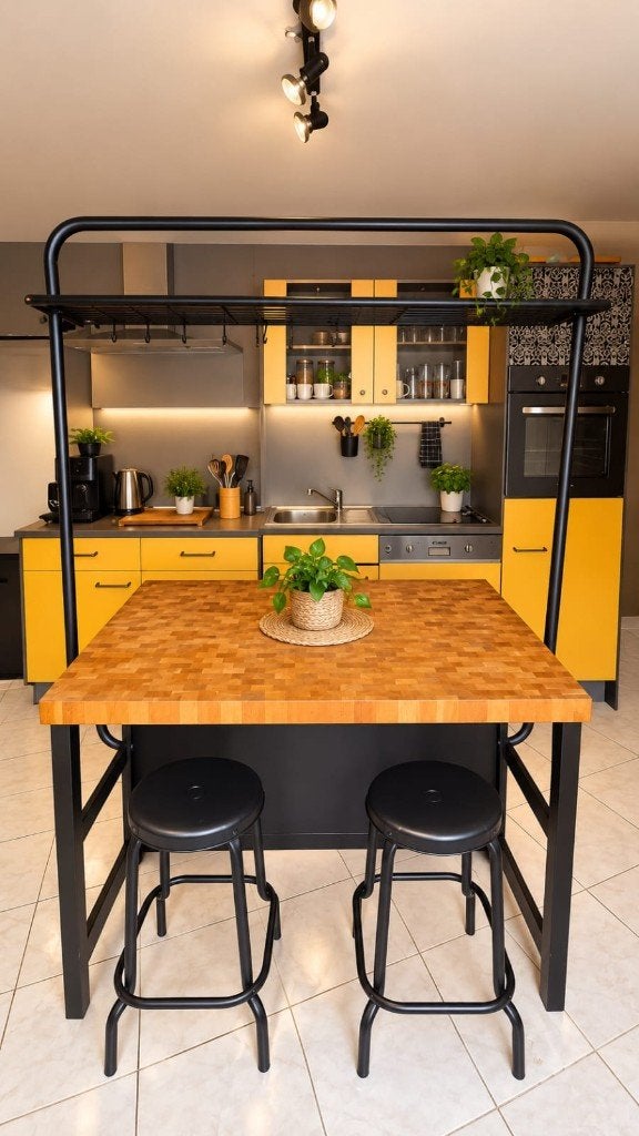 ilot central cuisine ikea, Bois, Comme neuf, Brun, Enlèvement