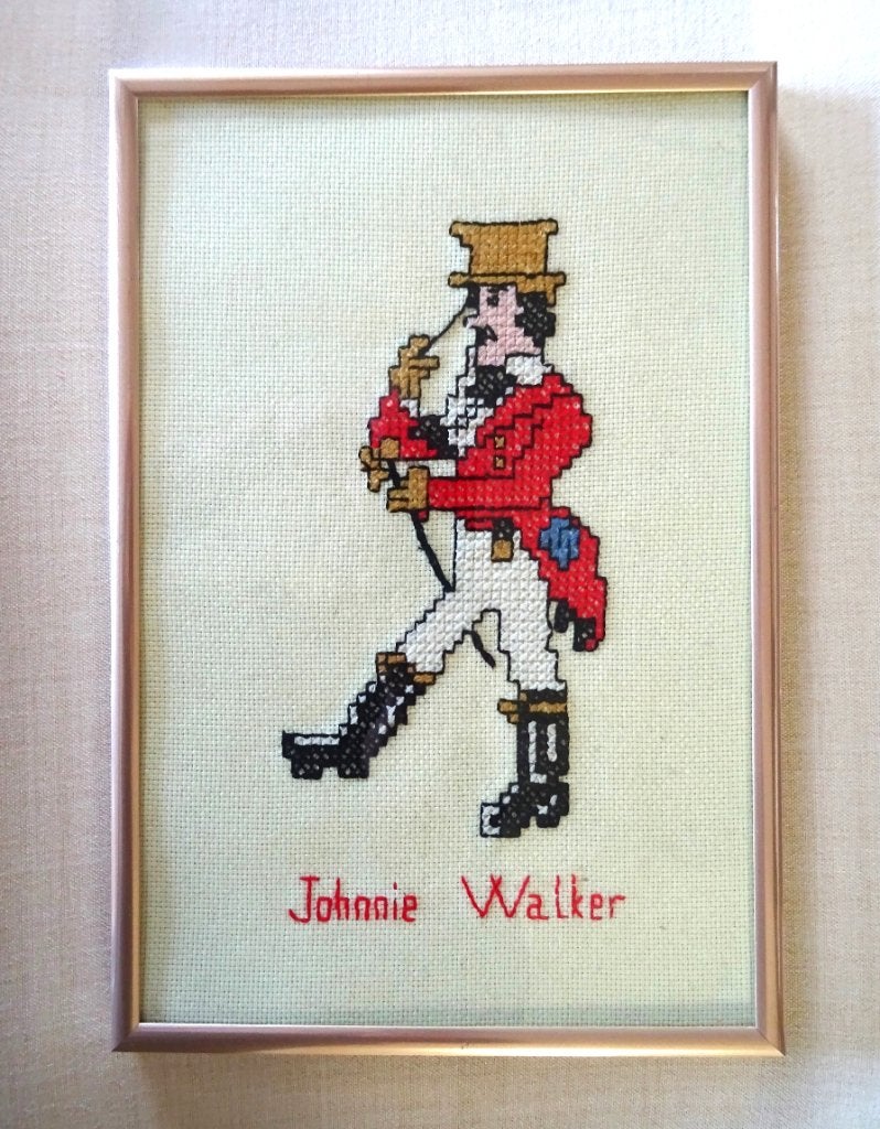 Johnnie Walker, muurdecoratie. Mancave, whisky, ..., Ophalen of Verzenden, Zo goed als nieuw, Overige typen