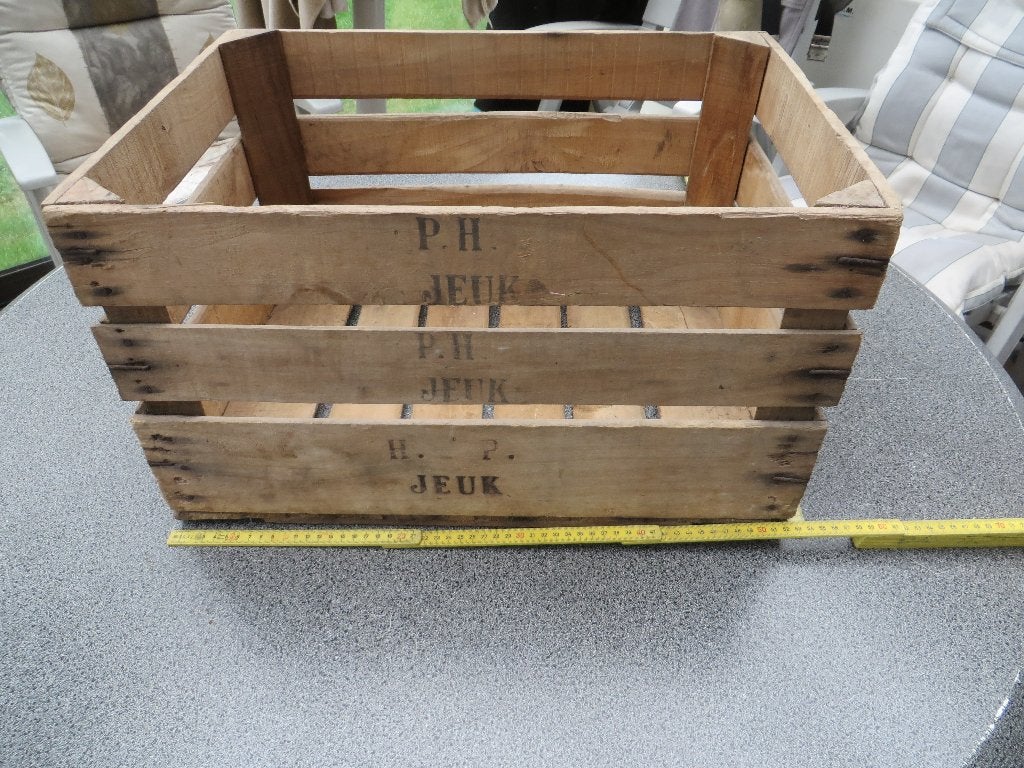 vintage fruitkist , appelbak, Vélos & Vélomoteurs, Enlèvement, Comme neuf, Caisse de vélo