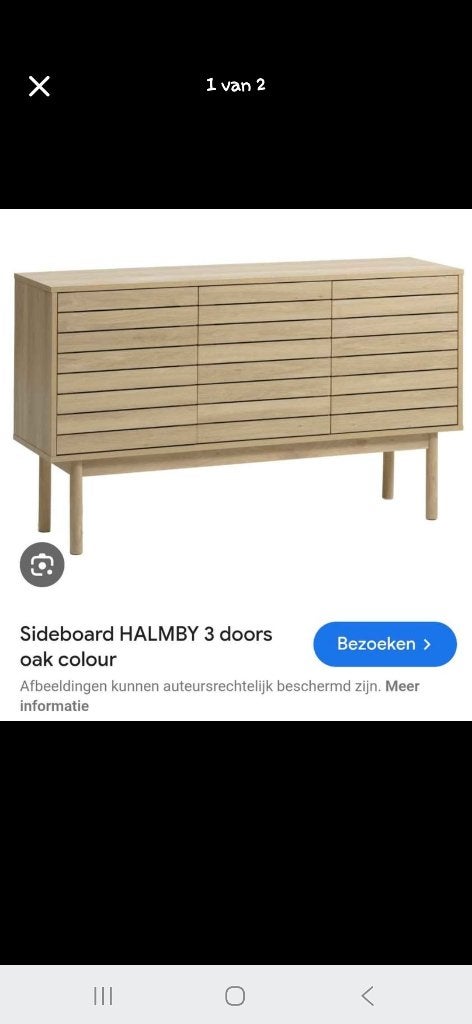 Dressoirkast nieuw jysk, Ophalen, 100 tot 150 cm, Nieuw, 25 tot 50 cm