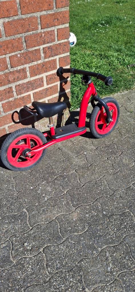 Loopfiets, Ophalen