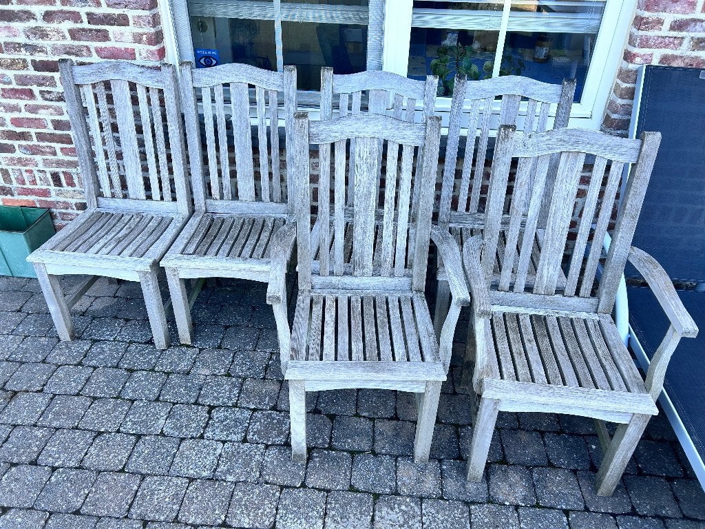 Barlow Tyrie teak tuinstoelen, Ophalen, Teakhout
