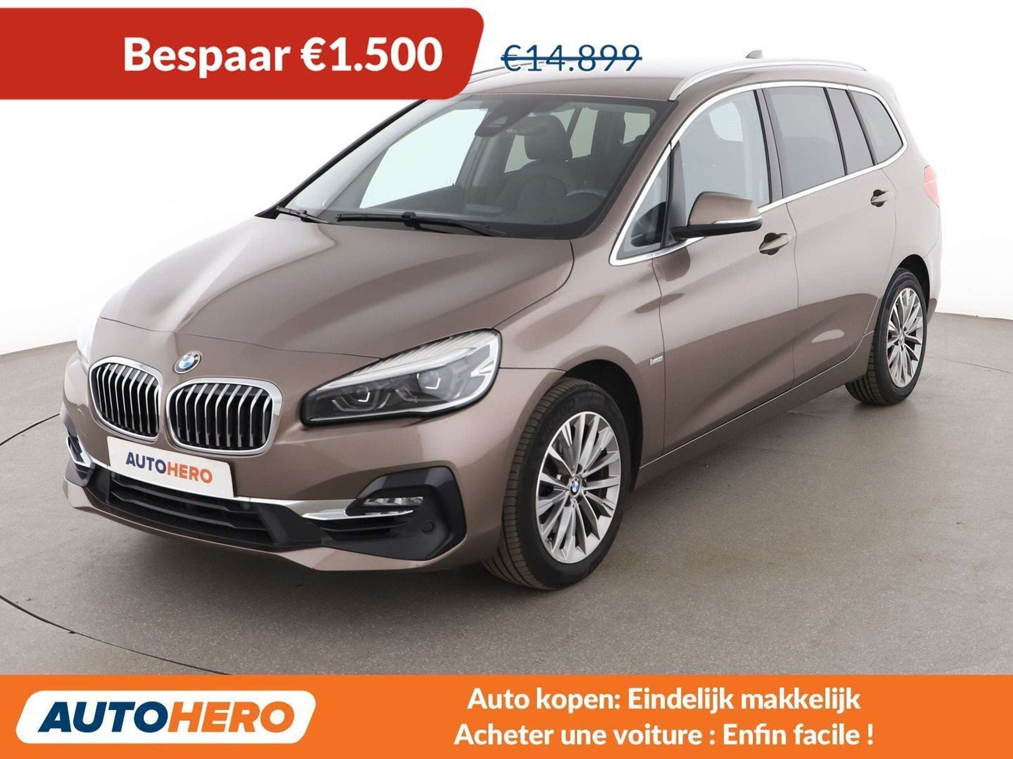 BMW 2 Serie 218 218i Gran Tourer Luxury Line (bj 2018), Auto's, Gebruikt, Euro 6, 136 pk, Overige carrosserie