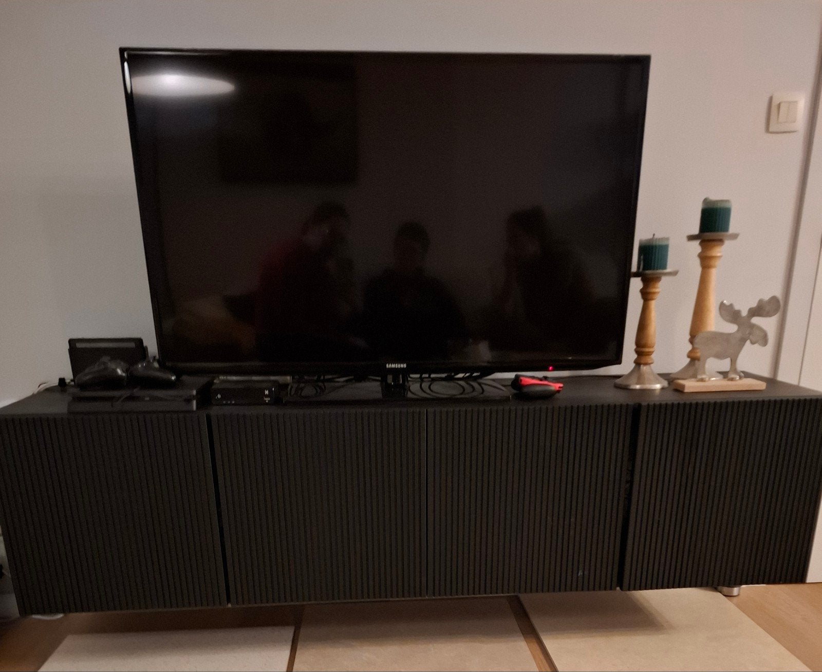 Tv meubel zwart, Huis en Inrichting, Kasten |Televisiemeubels, Ophalen