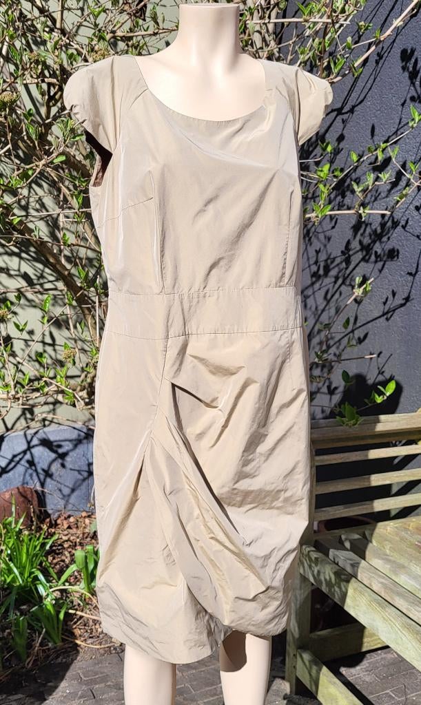 Kunstig gedrapeerde jurk van Betty Barclay, Taille 38/40 (M), Beige, Betty Barclay, Comme neuf