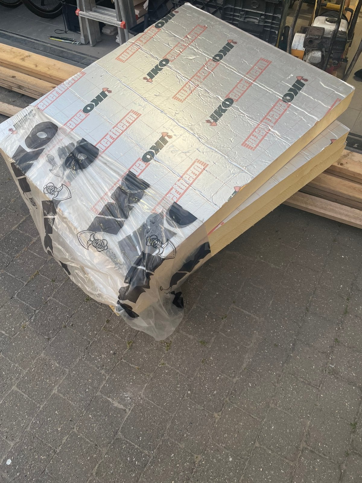 5 isolatieplaten 120x100x10 iko enertherm, Enlèvement, Comme neuf