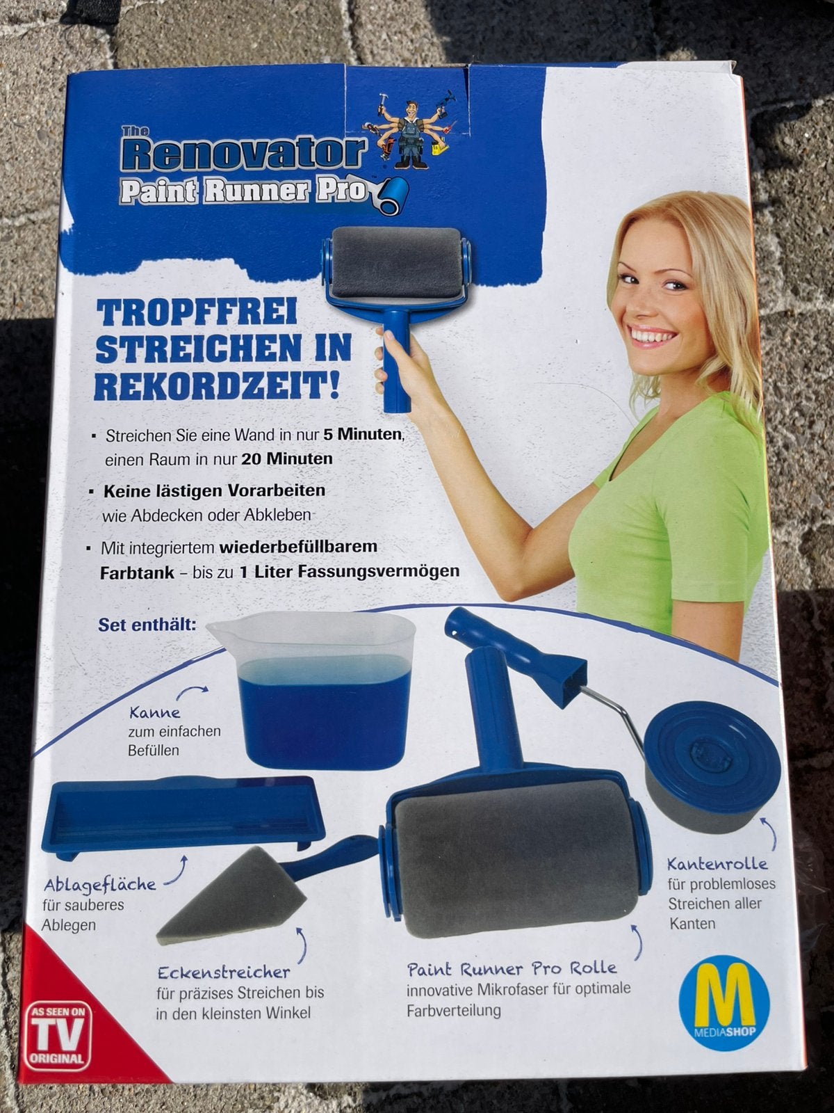 Verfrolset, Doe-het-zelf en Bouw, Ophalen, Nieuw, Verfroller