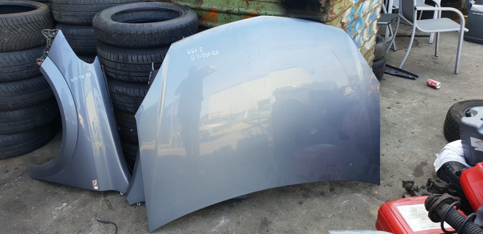 OPEL ASTRA H MOTORKAP KLEURCODE Z155, -, Utilisé, -, Capot moteur