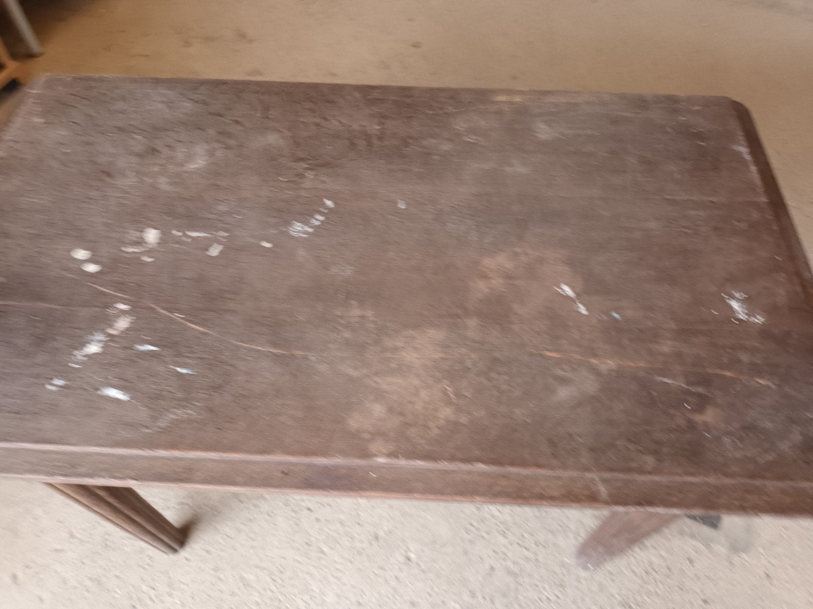 Brocante muurtafel, Ophalen
