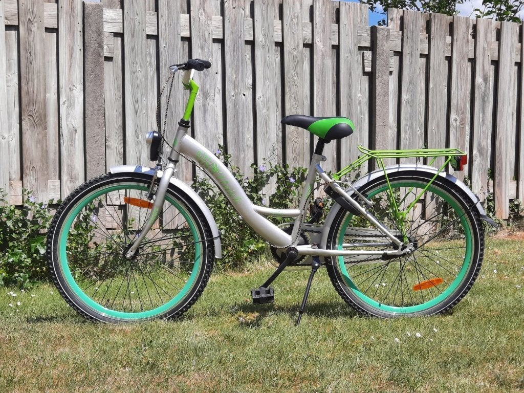 Kinderfiets, Fietsen en Brommers, Fietsen | Kinderfietsjes, Zo goed als nieuw, Ophalen, Overige merken, Terugtraprem