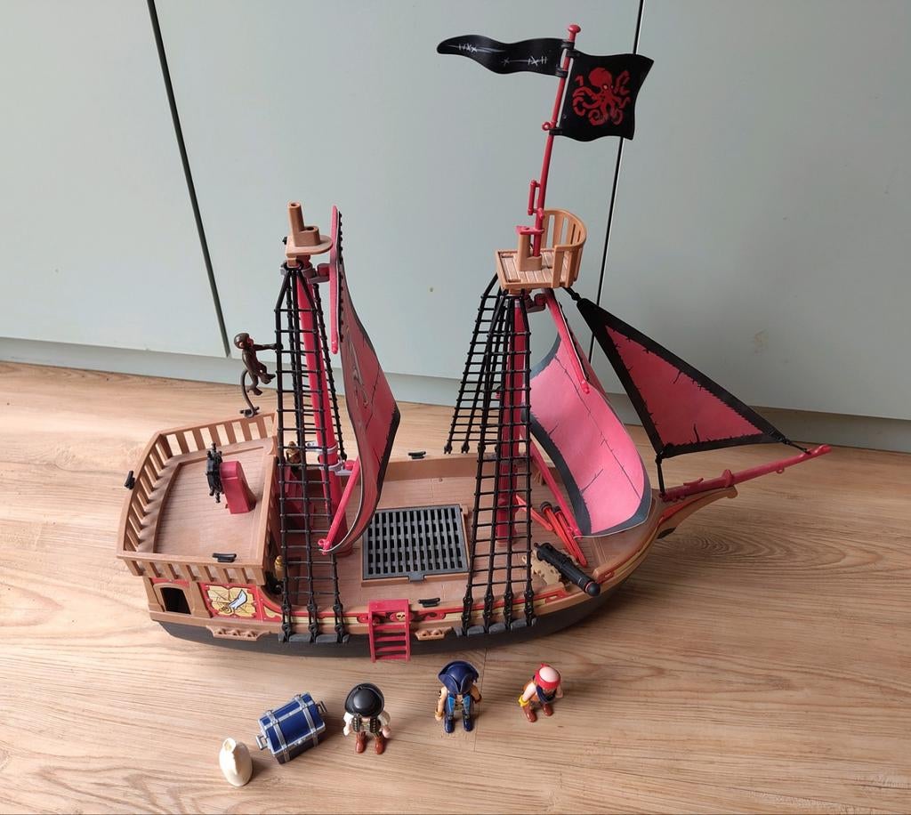 Playmobil piratenschip 70411, Kinderen en Baby's, Speelgoed | Playmobil, Ophalen, Gebruikt
