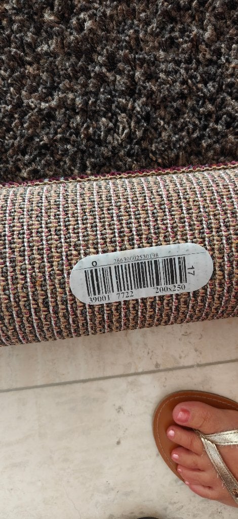 Vloerkleed, Maison & Meubles, Ameublement | Tapis & Moquettes, 200 cm ou plus, 150 à 200 cm, Comme neuf, Brun