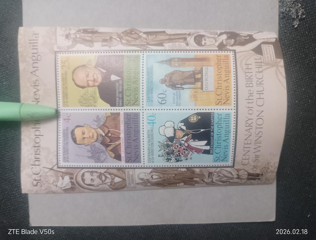 Postzegels Churchill, Ophalen of Verzenden