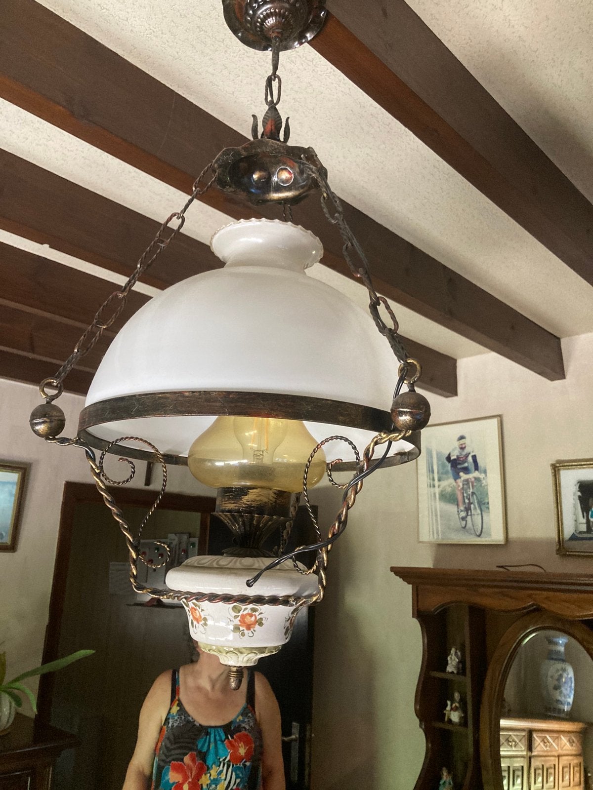Twee armaturen, vintage, Ophalen
