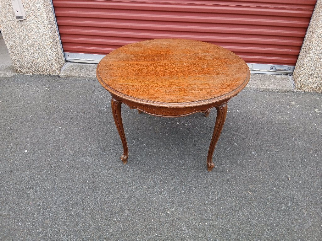 Table salon chêne, Rond, Enlèvement, Utilisé, 50 à 100 cm