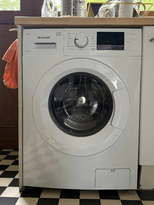Lave-linge BRANDT (7 kg) – État Neuf, Ophalen, 1200 tot 1600 toeren, Minder dan 85 cm, 4 tot 6 kg