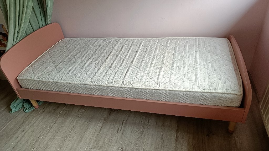 Kinderbed meisje, Enfants & Bébés, Chambre d'enfant | Lits, 180 cm ou plus, 85 à 100 cm, Comme neuf, Enlèvement