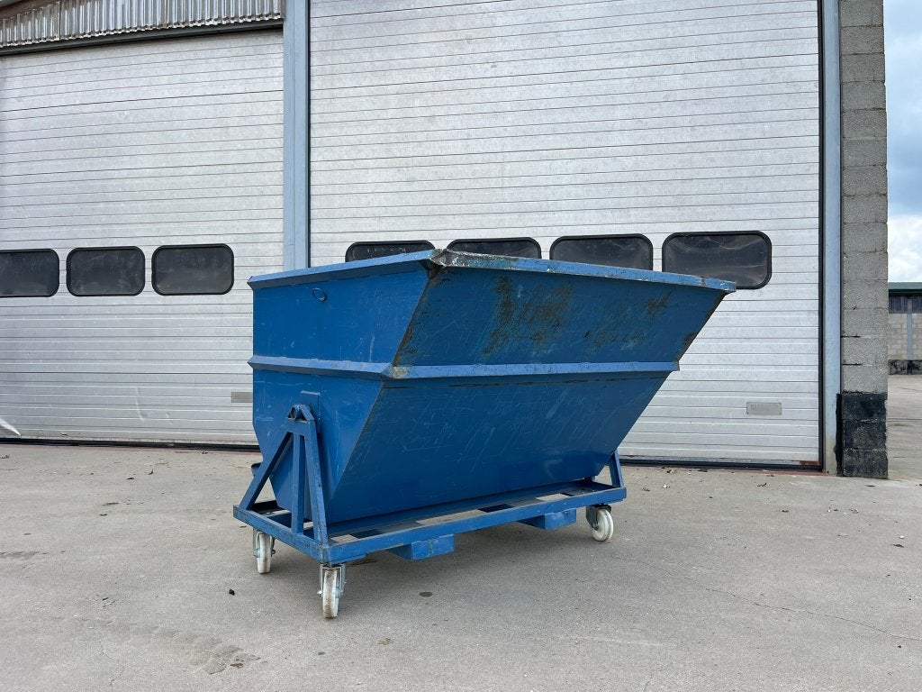 Grote kiepcontainer – kantelbak (1500L), Ophalen of Verzenden