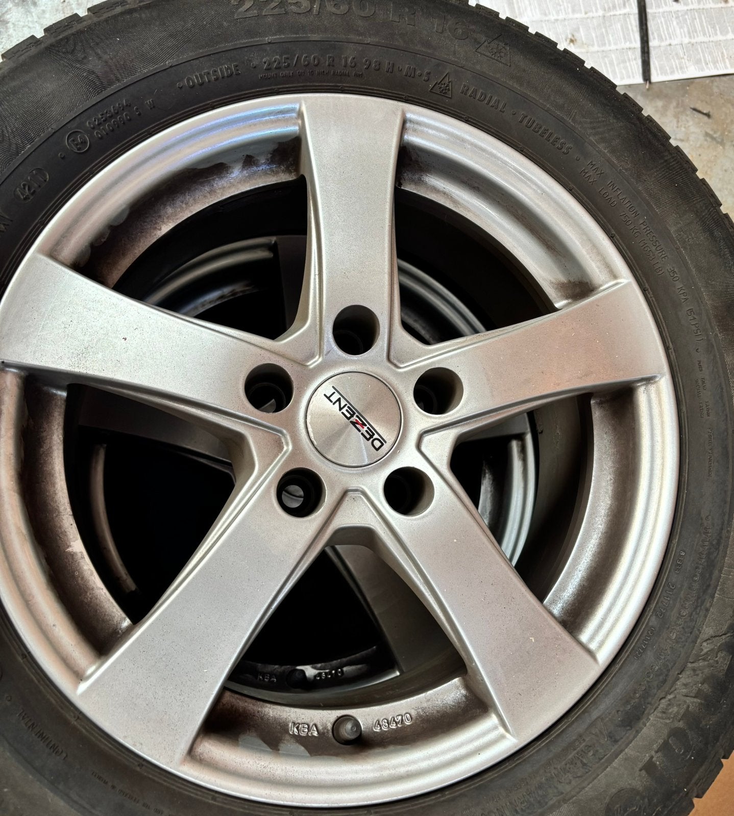 Velgen met banden audi a6, Enlèvement, Pneu(s)