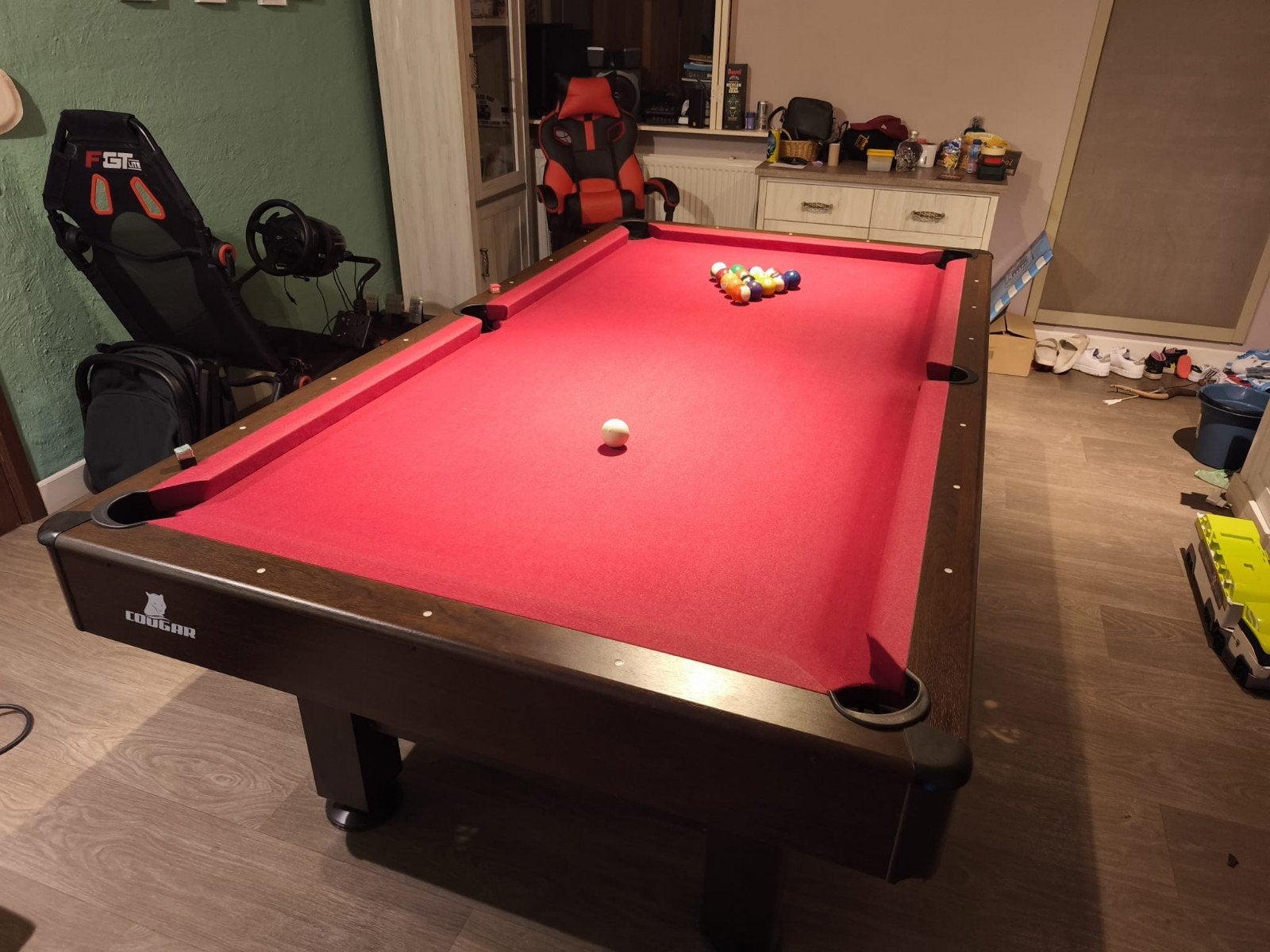 pooltafel, Sports & Fitness, Billards & Billards américains, Enlèvement, Comme neuf, Table de billard