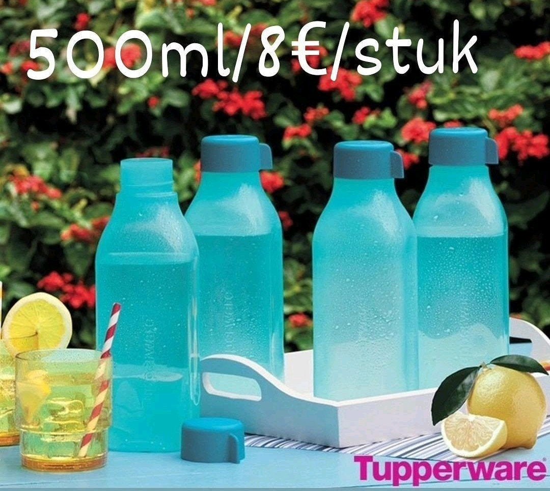 Bouteilles écologiques Tupperware 500 ml, Maison & Meubles, Cuisine| Tupperware, Enlèvement ou Envoi, Neuf