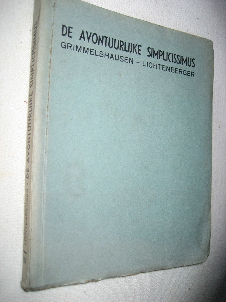 Grimmelshausen - De avontuurlijke simplicissimus, Antiek en Kunst, Ophalen of Verzenden