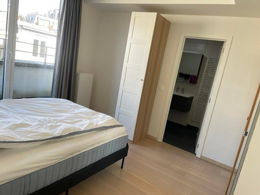 IKEA SLATTUM double bed 160x200 – excellent condition, Comme neuf, Enlèvement, Deux personnes, 160 cm