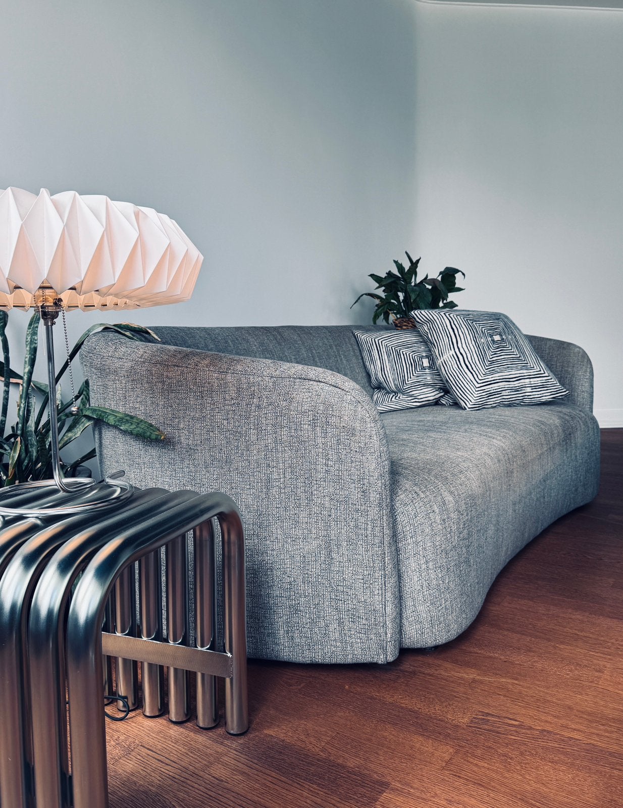 Ethnicraft Ellipse 3-zit sofa, 200 à 250 cm, Enlèvement, Utilisé, Hedendaags organische vormen