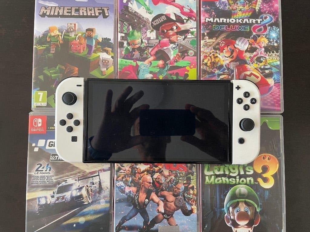 Nintendo Switch, Consoles de jeu & Jeux vidéo, Enlèvement ou Envoi, Comme neuf, Switch OLED, Avec jeux