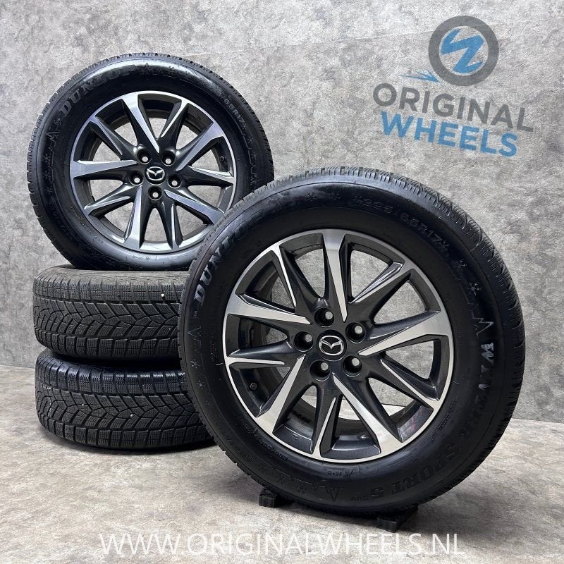 17 inch originele velgen + winterbanden Mazda CX-5 K88M V3 8, Auto-onderdelen, Gebruikt, -, -, Banden en Velgen