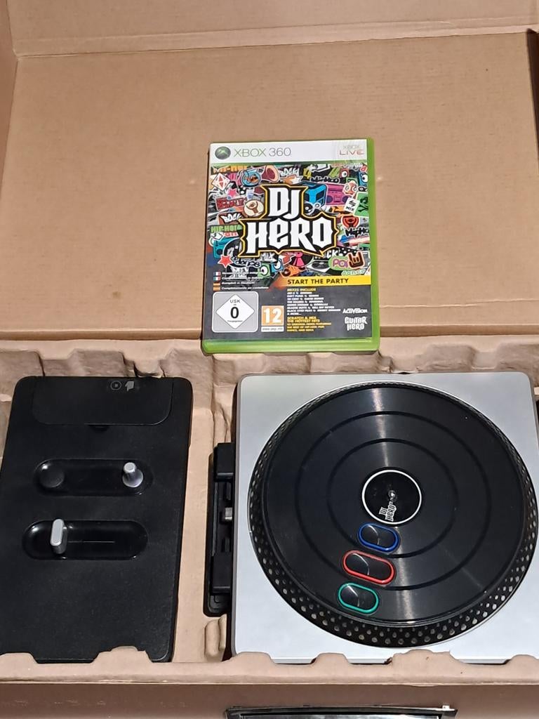 Xbox 360 DJ hero game + DJ controller, Enlèvement