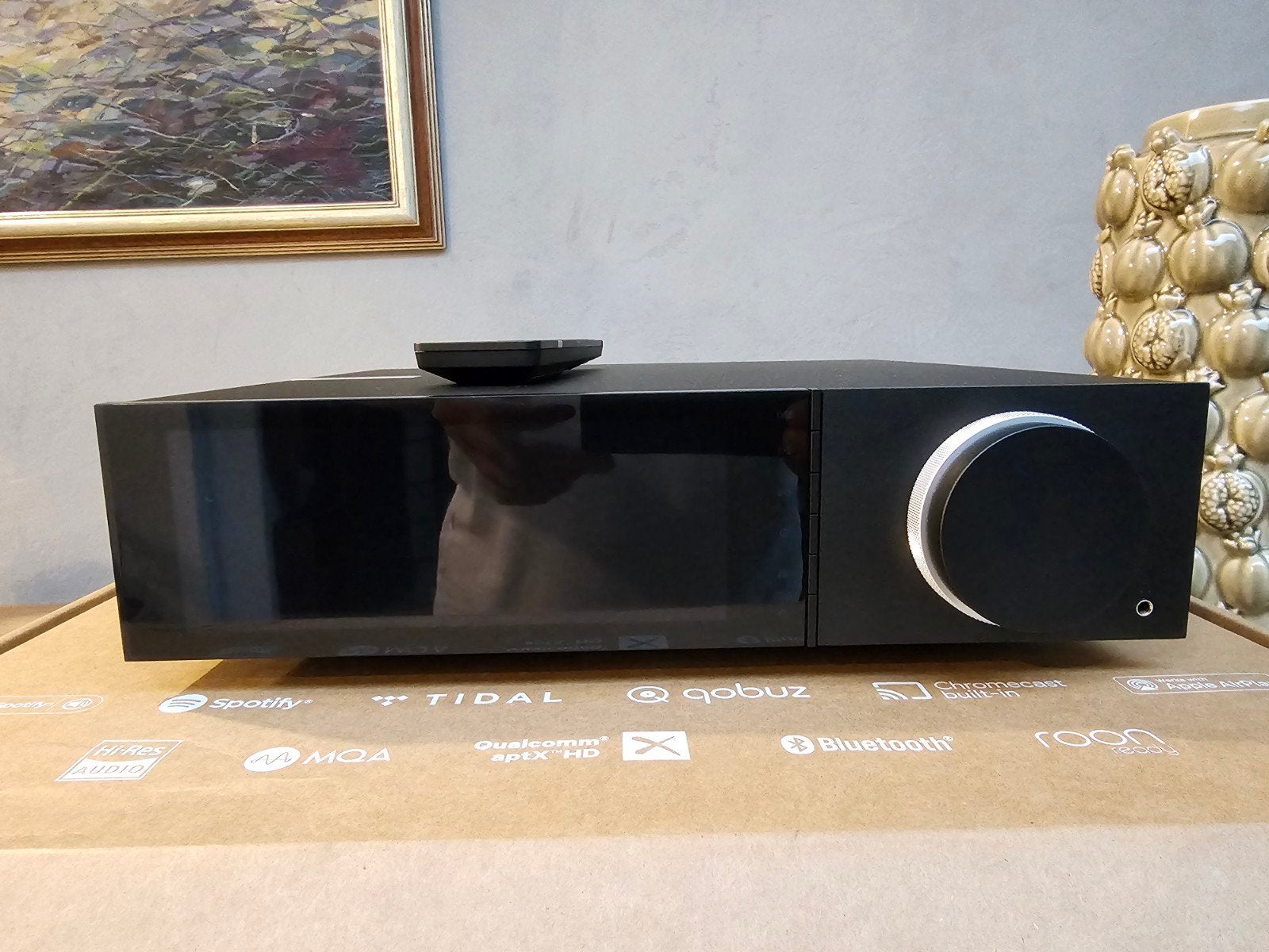 Cambridge Audio Evo75 All-in-one streamingreceiver, Enlèvement ou Envoi, Comme neuf, Stéréo, 60 à 120 watts