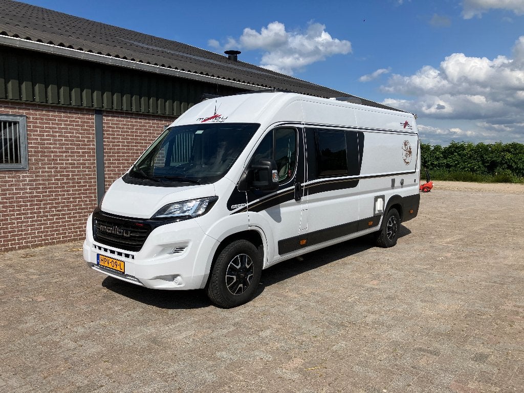 Malibu Charming 640LE, Solar, Fietsendrager, Luchtvering, Buscamper of Camperbus, Ringverwarming, Malibu, Fiat