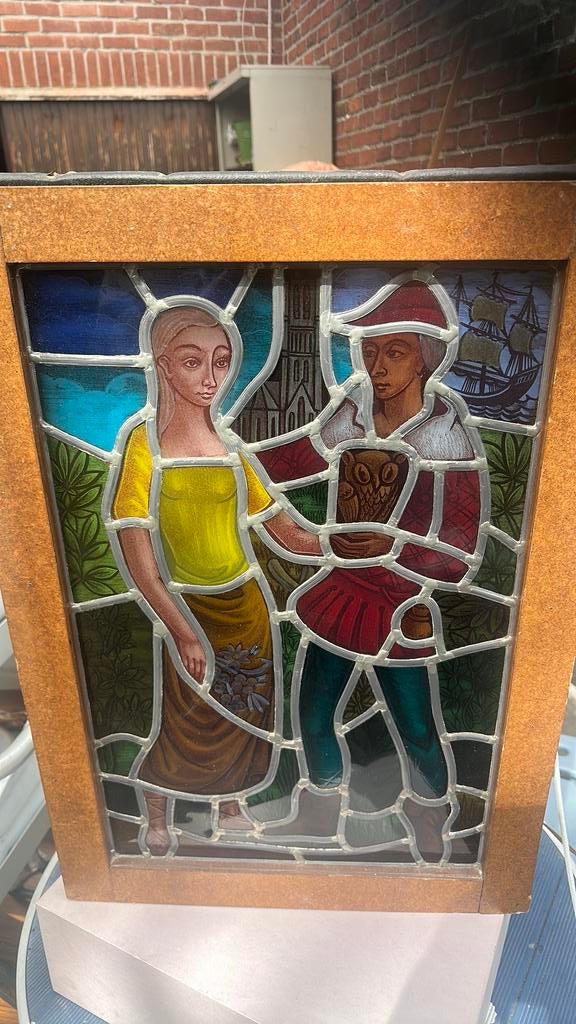 Kunstwerken Tijl & Nele lamp, Ophalen
