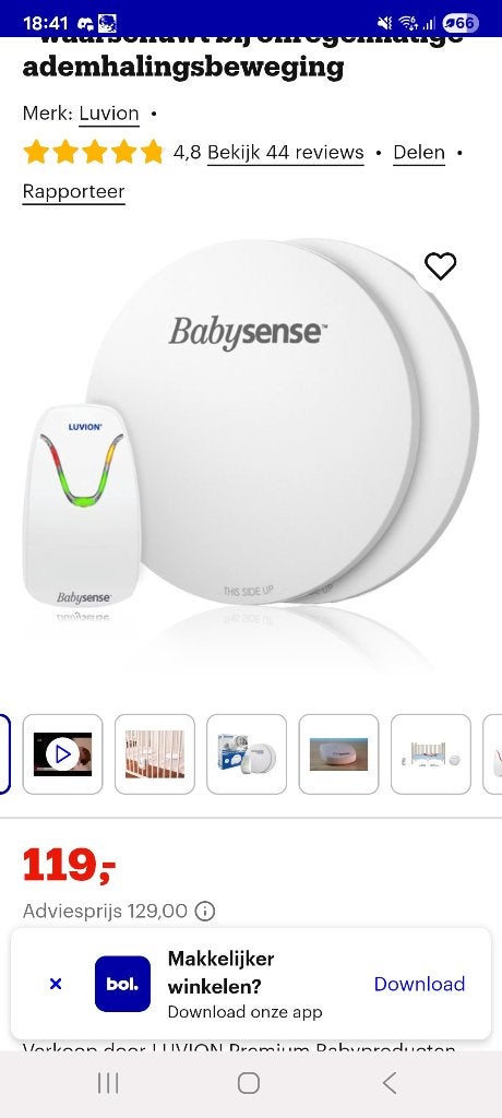 Luvion Babysense 7 sensormatje NIEUW, Enfants & Bébés, Produits pour enfants, Enlèvement ou Envoi, Neuf