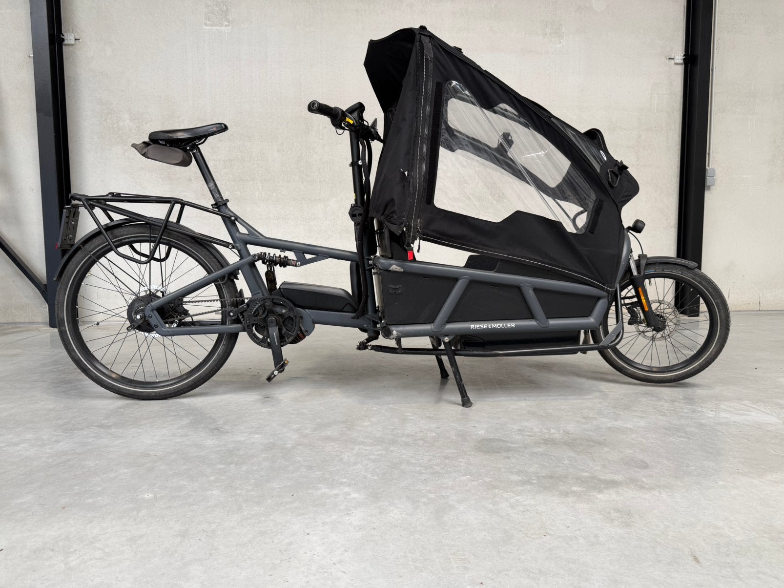 Riese & Müller Load 75 Cargo | 1000Wh | Large Coal Grey 2023, Fietsen en Brommers, Ophalen