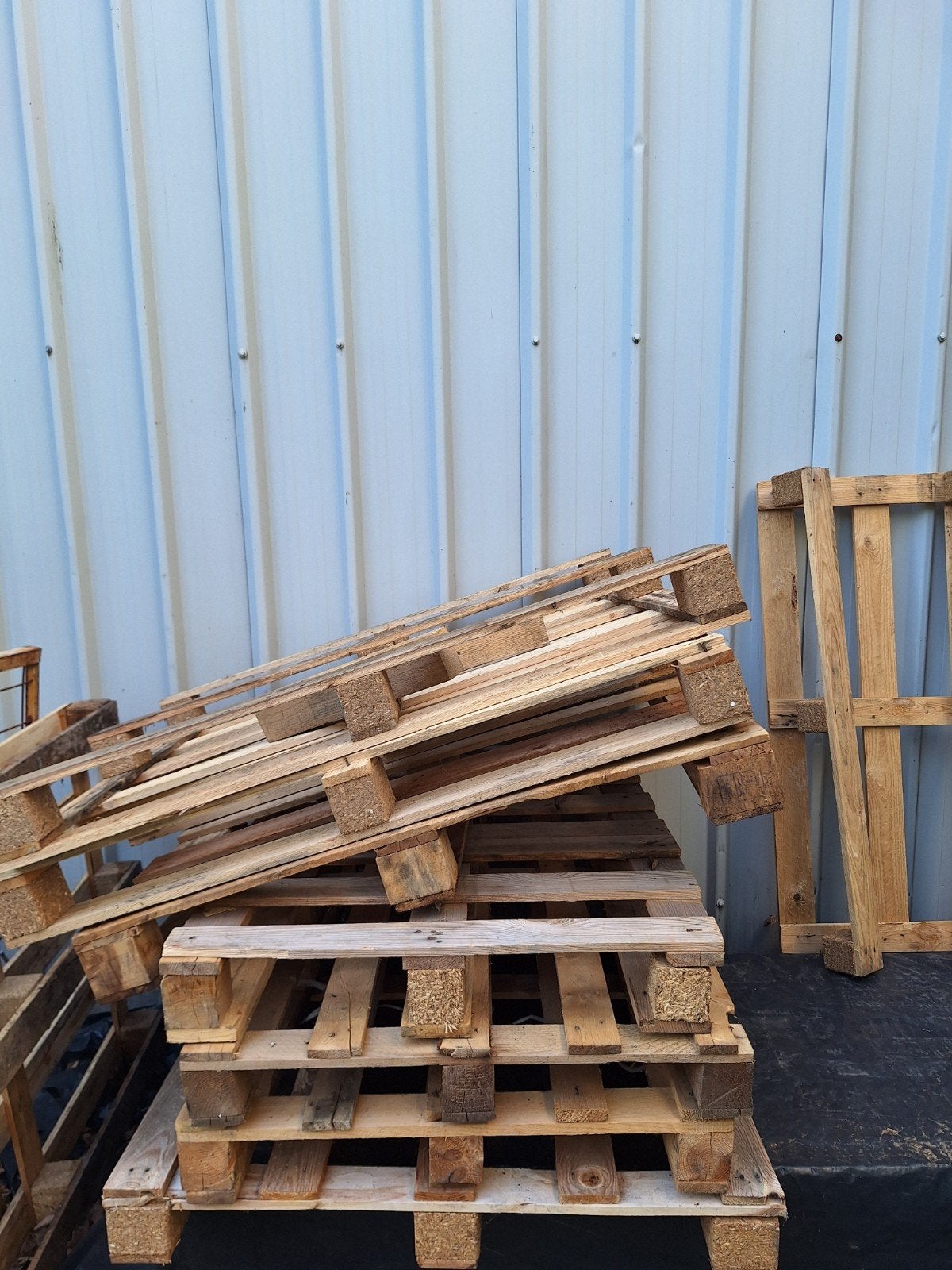 Gratis paletten, Enlèvement