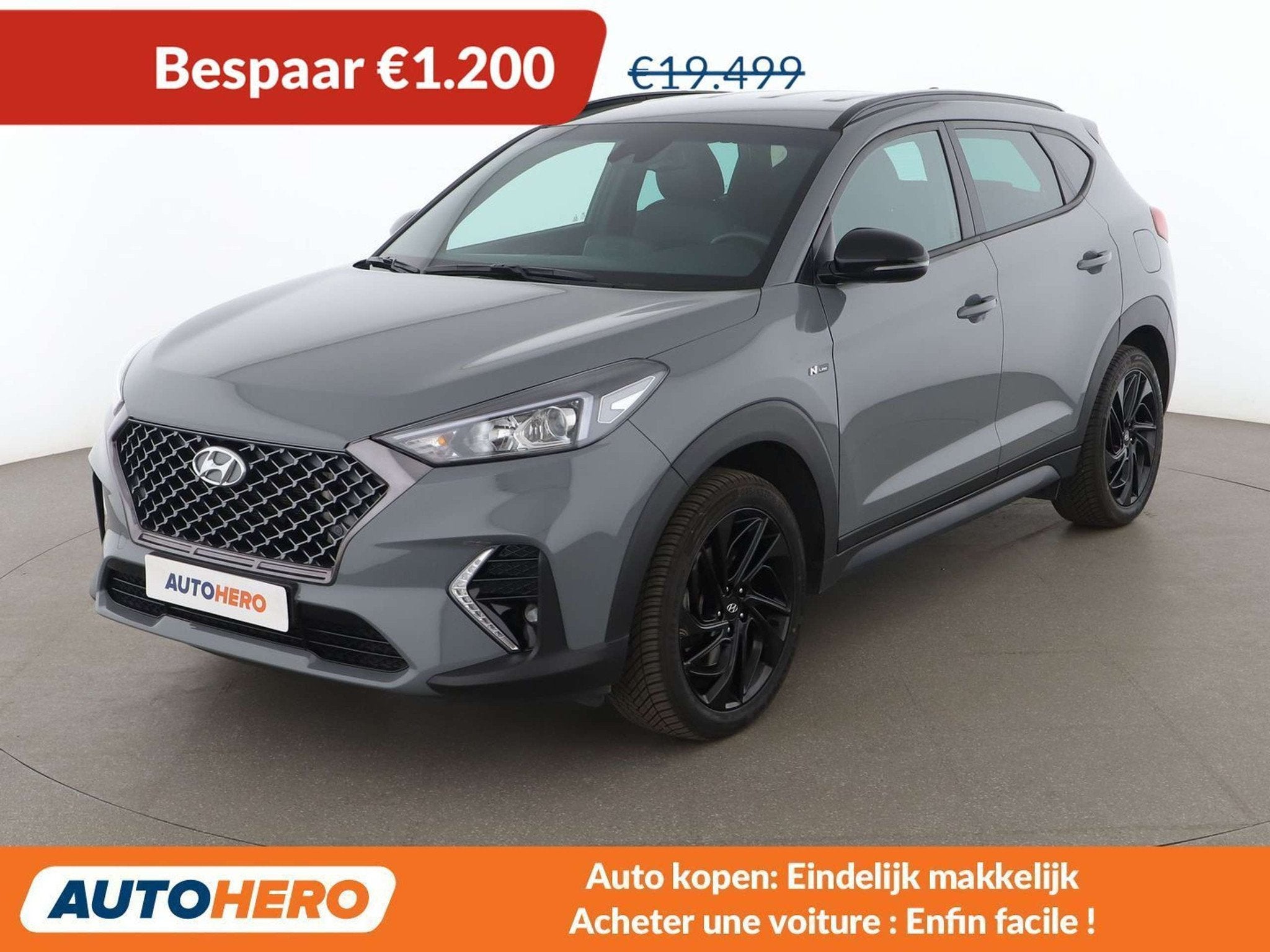 Hyundai Tucson 1.6 CRDi N-Line 2WD (bj 2020, automaat), Auto's, Hyundai, Gebruikt, Euro 6, Tucson, SUV of Terreinwagen