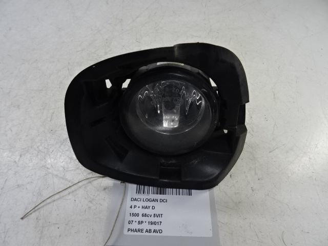 ANTI BROUILLARD AVANT DROIT Logan MCV (KS) (820074008), Utilisé, Dacia