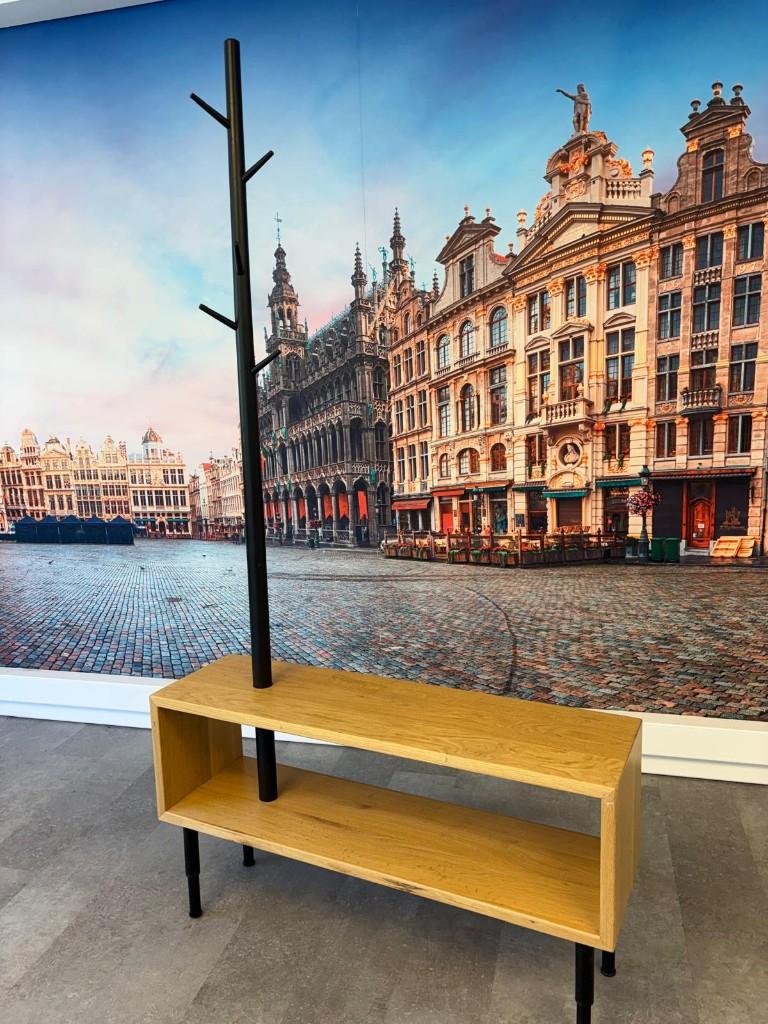 meubel met kapstok, Huis en Inrichting, Woonaccessoires | Kapstokken, Ophalen, Gebruikt, 100 tot 150 cm, Staande kapstok