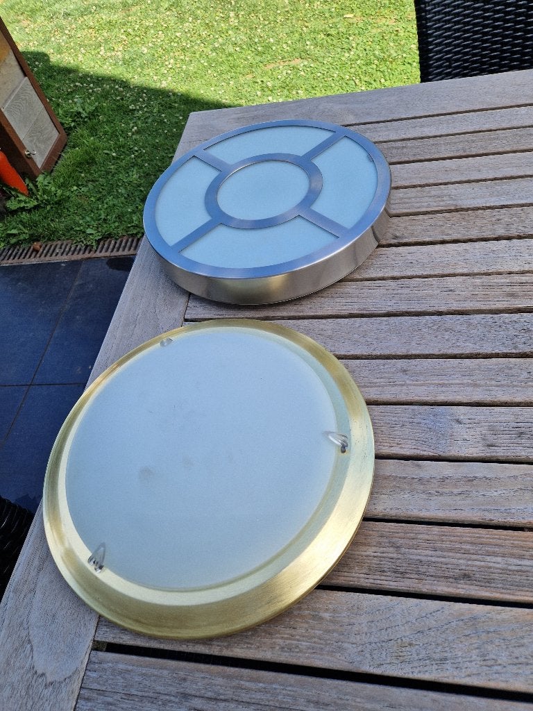 Plafondlamp 2 stuks, Huis en Inrichting, Lampen | Plafondlampen, Ophalen, LED, E27 (groot), Plafondlamp