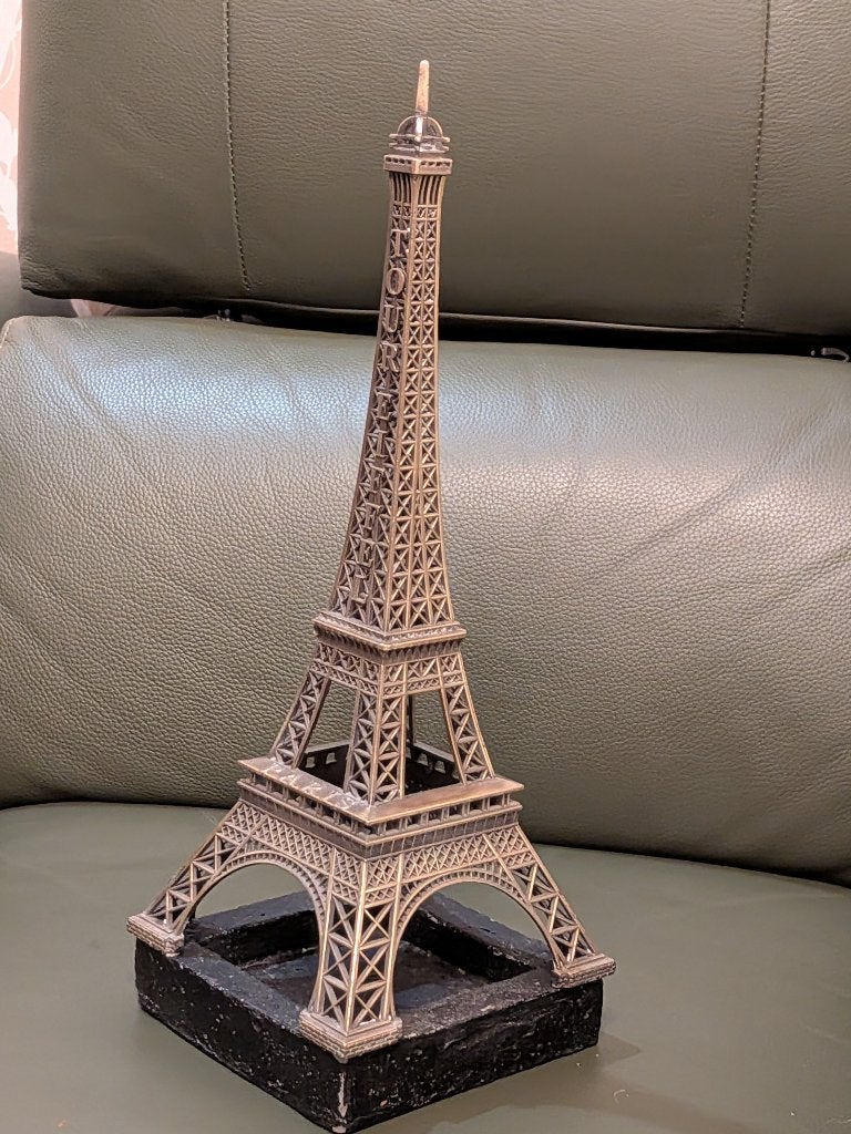 Metalen miniatuurmodel Eiffeltoren, 40 cm, Ophalen of Verzenden, Zo goed als nieuw, Overige typen