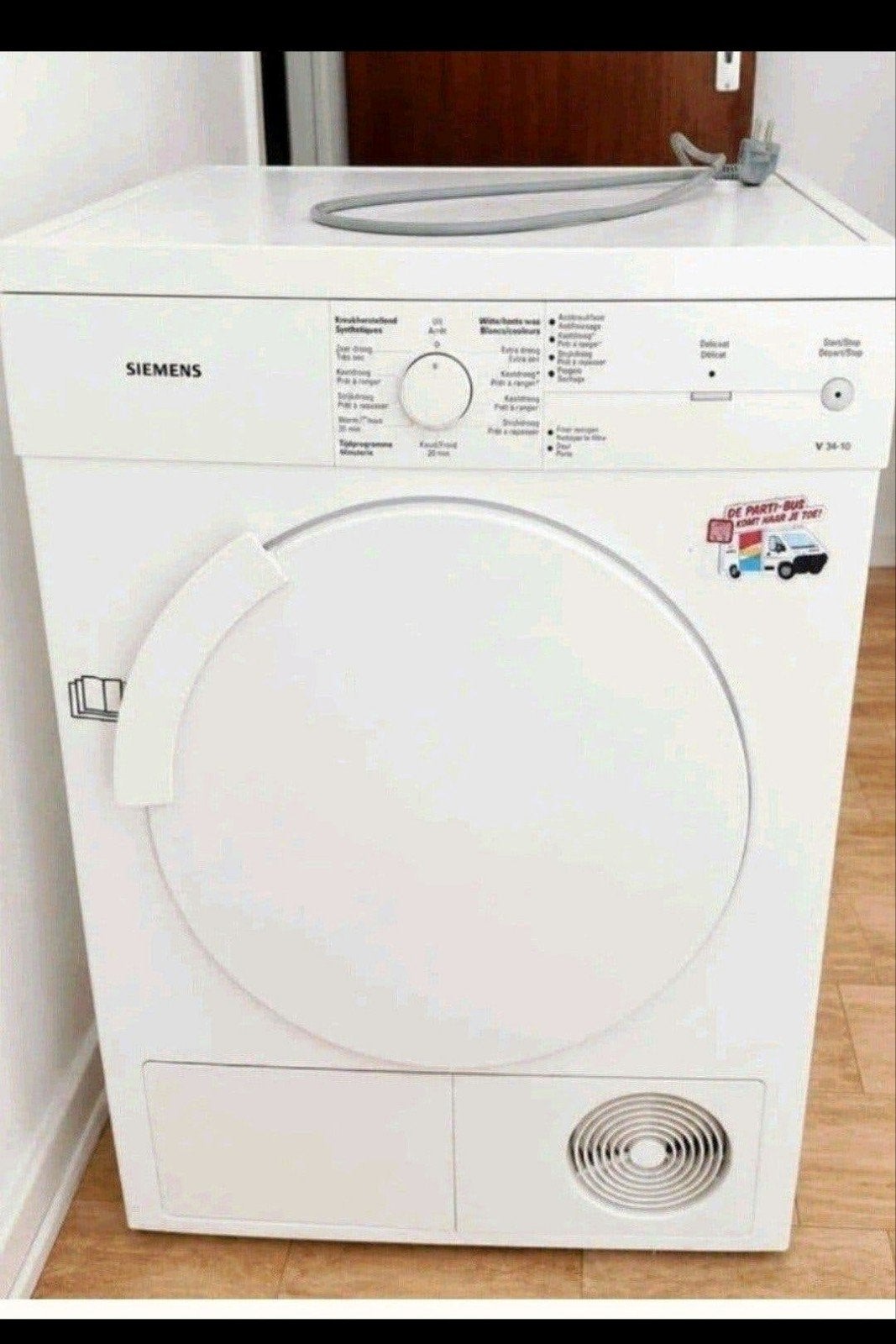 Sèche-linge, Enlèvement