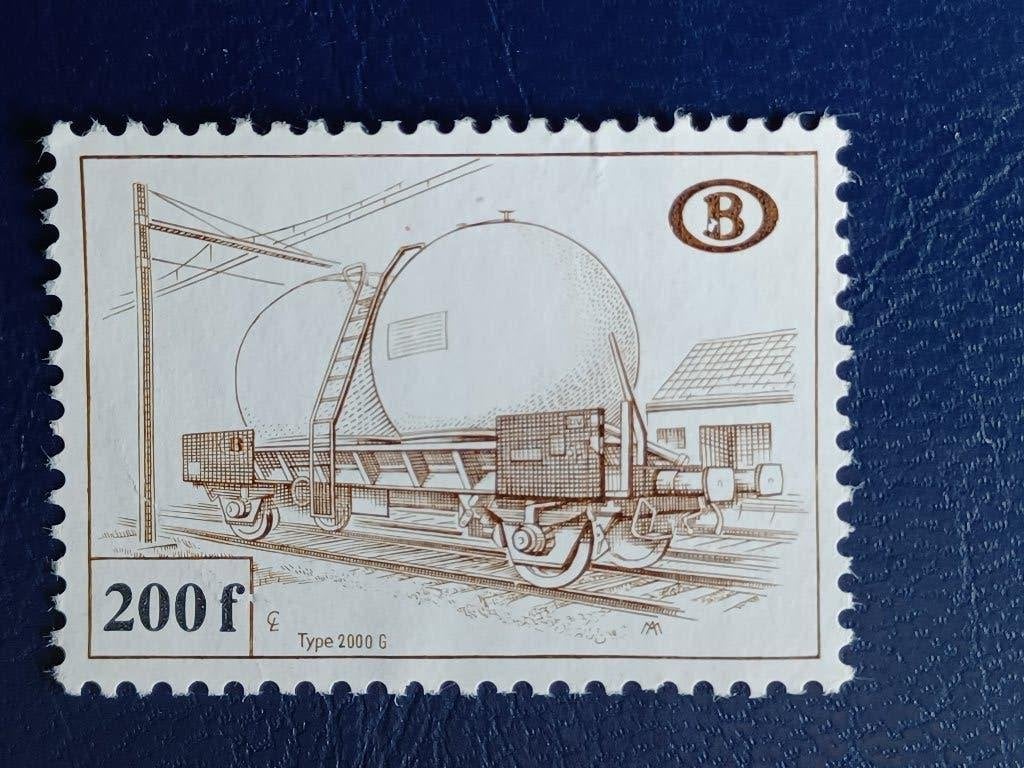 Timbres de Belgique - Timbres de chemin de fer, Timbres & Monnaies, Enlèvement ou Envoi, Sans gomme, Trains