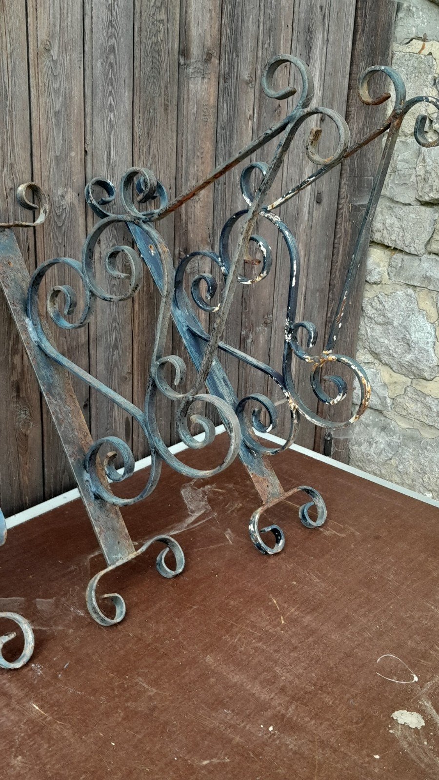 Porte plante en fer à fixer au mur, Enlèvement