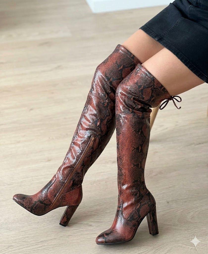Over-the-knee Laarzen – maat 39 - NIEUW!, Hoge laarzen, Anna Field, Bruin, Nieuw